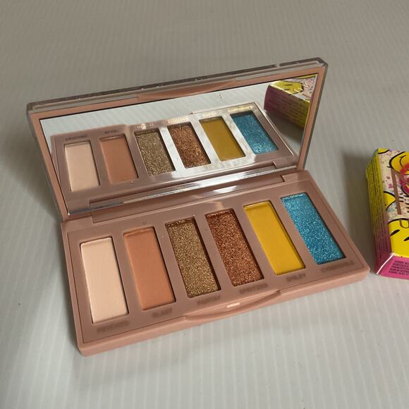 Urban Decay x Smiley Naked Mini Eyeshadow Palette – Bright & Neutral Colors NIB - Picture 2 of 10